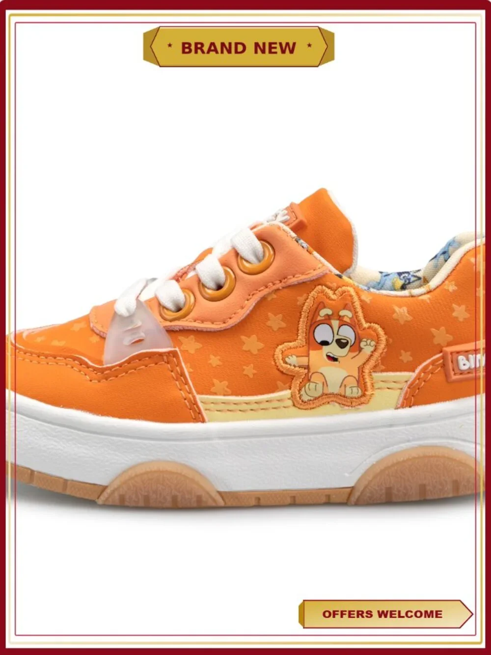 Bluey Toddler Boys Low Top Slip On Casual Sneaker